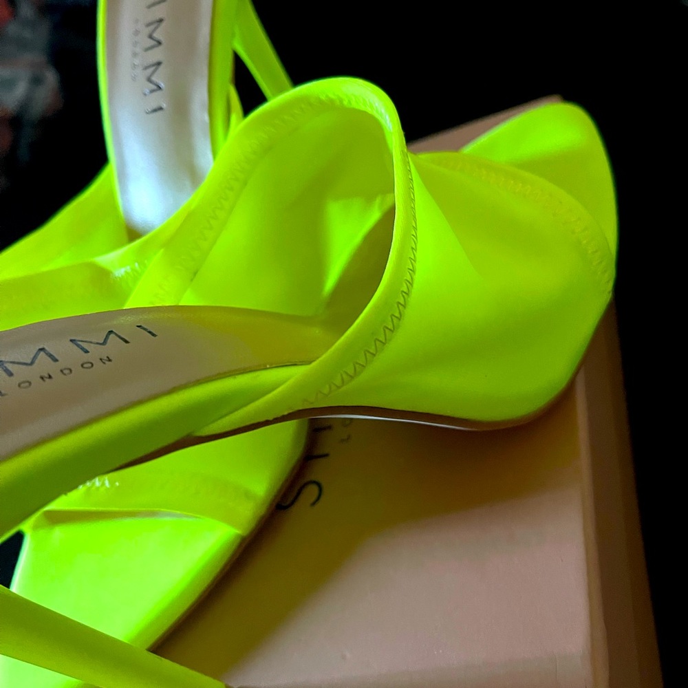 Size 8 Yellow Heels